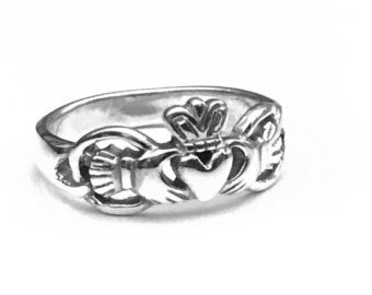 Claddagh Sterling Silver Ring