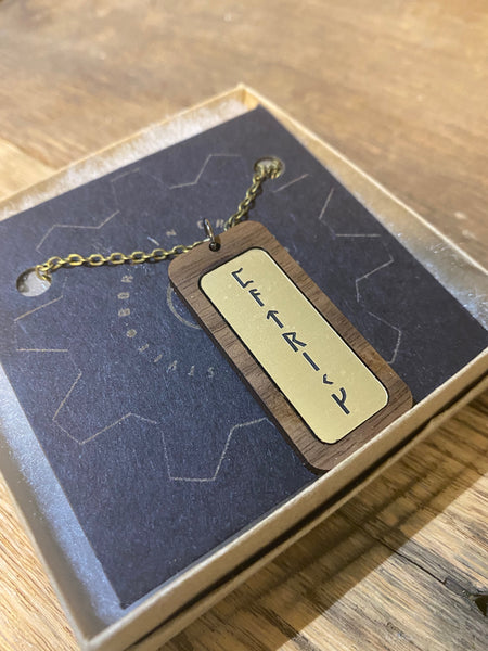 Viking Runes Necklace Custom Made with a Name or Phrase
