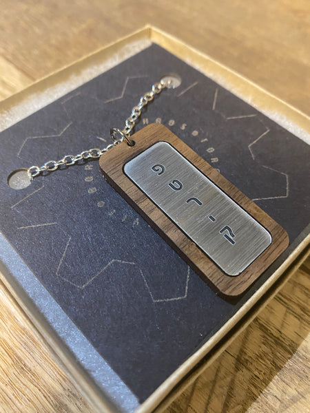 Hebrew Necklace Custom Made with a Name or Phrase