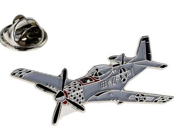 P-51 Mustang Airplane Pin