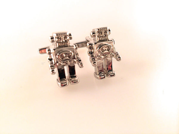 Robot Cuff Links, Robby the Robot Cuff Links, Men's Cuff Links, Wedding Cuff Links, Father's Day Cuff Links