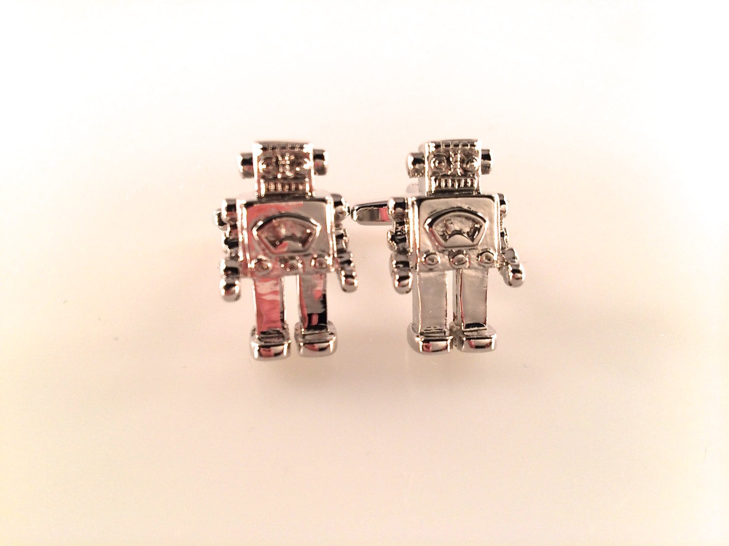 Robot Cuff Links, Robby the Robot Cuff Links, Men's Cuff Links, Wedding Cuff Links, Father's Day Cuff Links
