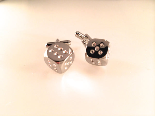 Roll the Dice Cuff Links, Men's Cuff Links, Wedding Cuff Links, Father's Day Cuff Links, Graduation Gift