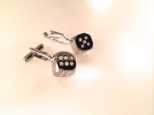 Roll the Dice Cuff Links, Men's Cuff Links, Wedding Cuff Links, Father's Day Cuff Links, Graduation Gift