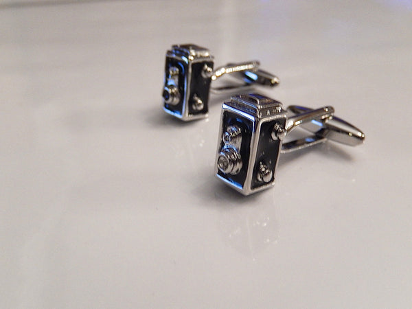 Retro Camera Cufflinks, Vintage Camera Cuff Links, Wedding Cuff Links, Father's Day Cuff Links, Graduation Gift