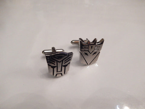 Transformer Cufflinks, Autobot Cufflinks, Decepticon Cuff Links, Wedding Cuff Links, Father's Day, Graduation