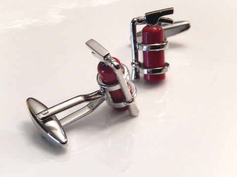 Fire Extinguisher Cuff Links