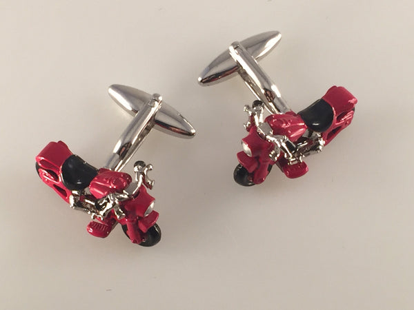 Motorcycle Cufflinks, Easy Rider Cuff Links, Road Warrior Cuff Links, Men's Cuff Links, Wedding Cuff Links, Father's Day, Graduation Gift