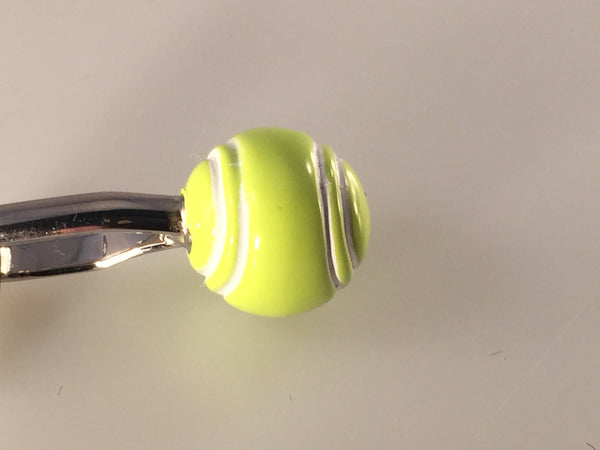 Tennis Racquet Cufflinks, Tennis Ball Cufflinks, Men's Cuff Links, Wedding Cuff Links, Father's Day, Graduation