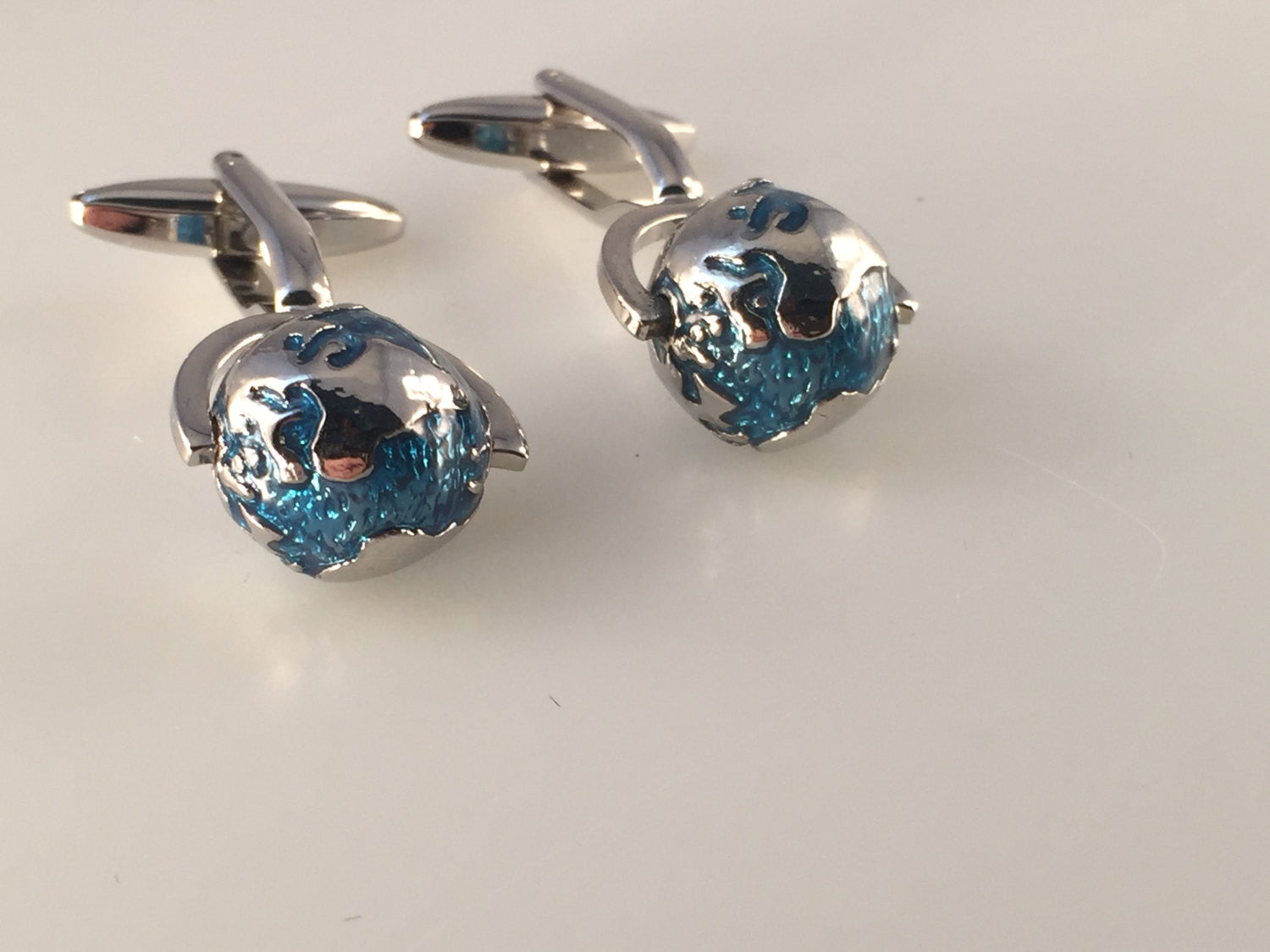 Global Cuff Links, Earth Cufflinks