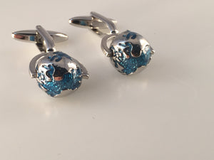 Global Cuff Links, Earth Cufflinks
