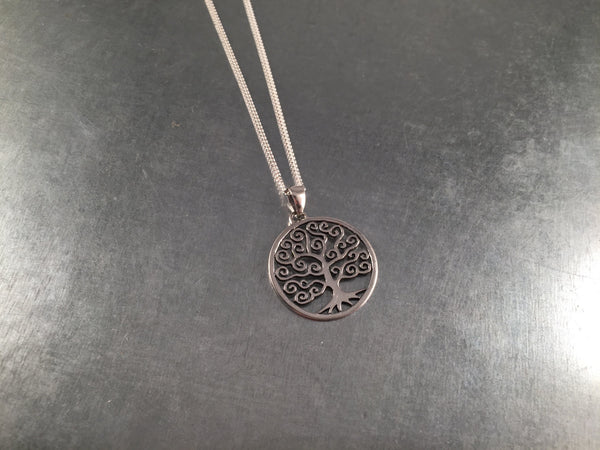 Tree of Life Necklace, Tree of Life, Tree of Knowledge, Sterling Silver Pendant, Gift Necklace