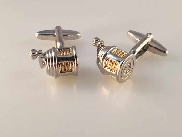 Fishing Reel Cuff Links, Fishing Cuff Links, Deep Sea Cuff Links, Men's Cuff Links, Wedding Cuff Links, Father's Day, Graduation Gift