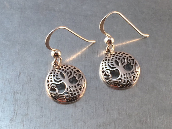 Tree of Life Necklace, Tree of Life Earrings, Tree of Knowledge, Sterling Silver Pendant, Gift Necklace
