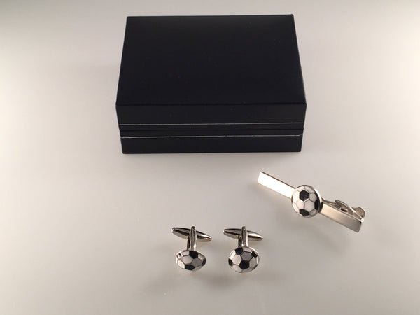 Soccer Cuff Links, Football Cufflinks, Men's Cuff Links, Soccet Tie Bar, Wedding Cuff Links, Father's Day, Graduation