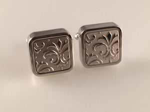 Fleur De Lis Cuff Links, French Royalty Cufflinks
