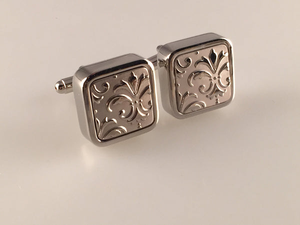 Fleur De Lis Cuff Links, French Royalty Cufflinks