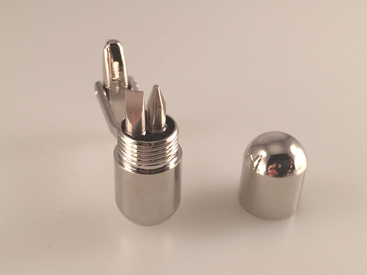 Screwdriver Cuff Links, Tool Cuff Links, Capsule Cuff Links, Men's Cuff Links, Wedding Cuff Links, Father's Day, Graduation Gift