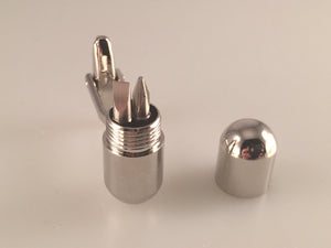 Screwdriver Cuff Links, Tool Cuff Links, Capsule Cuff Links, Men's Cuff Links, Wedding Cuff Links, Father's Day, Graduation Gift