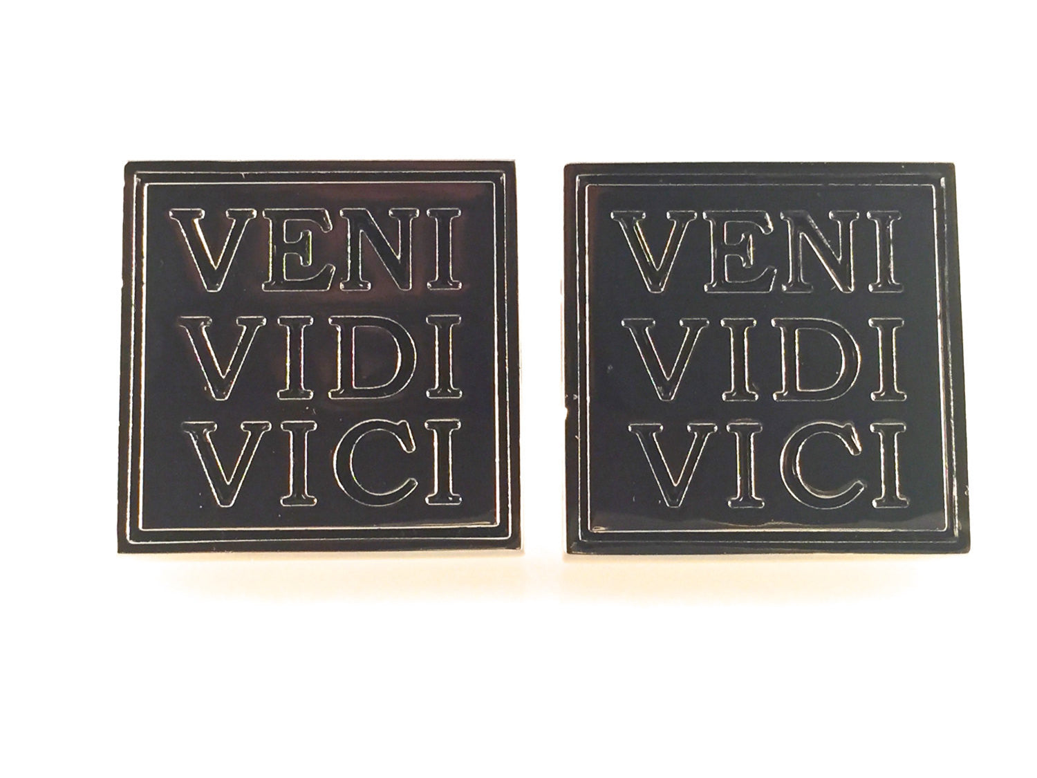 Veni Vidi Vici Cuff Links, Julius Caesar Cufflinks, Men's Cuff Links, Wedding Cuff Links, Father's Day, Graduation Gift