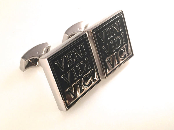 Veni Vidi Vici Cuff Links, Julius Caesar Cufflinks, Men's Cuff Links, Wedding Cuff Links, Father's Day, Graduation Gift