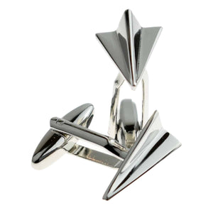 Paper Plane Cuff Links,  Paper Airplane Cuff Links